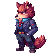 Butler Wolf Of Pixels With tenor, maker of gif keyboard, add popular free pixel art animated gifs to your conversations. butler wolf of pixels