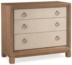 Felt drawer bottom in top drawer. Caracole Caracole Classic Con Closto 042 Glam More Much To My Shagreen Nightstand With 3 Drawers And 3 Plug Electrical Outlet Baer S Furniture Nightstands