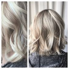 Keeping It Cool For Winter To Create This Cool Toned Blonde We Mixed Pale Blonde Highlights With Dark Blo Cool Blonde Hair Hair Blonde Hair With Highlights