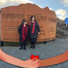 Members of Proctor & Retter families at Hana Retter's 100th birthday.  Hannah Retter. Muaūpoko; founding mother, midwife. Names provided by  Kathleen Roach (2015): Back row left to right: Fred Stickle, Pemberton  Proctor,