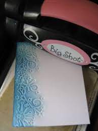 1 blue 3d embossing plate or 1 specialty plate or at hi i'm jessica, your card making mentor! Cas Card With A Tutorial Outside The Box Card Making Techniques Card Tutorials Card Making Tutorials