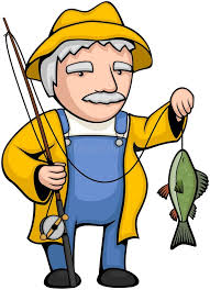 Bande Dessinée De Pêcheur Fishing Sur Le Doris Ou Le Bateau Dans L'eau  Pleine Des Déchets En Plastique Illustration de Vecteur