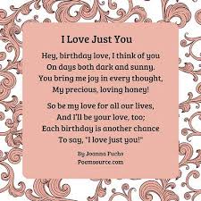 Instrumental music associated with a story, poem, idea, or scene. Birthday Love Poems To Show Your Affection