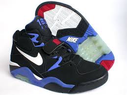 Nike Air Force 180 Black White Blue Red Charles Barkley Sneaker Boots Classic Sneakers Nike Heels