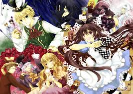 alice, white rabbit, cheshire cat, mad hatter, march hare, and 21 more  (alice in wonderland and 1 more) drawn by lampnote17 | Danbooru