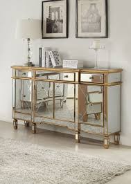 Hollywood Regency Mirrored Console Cabinet Dresser Table Bedroom Furniture Glam Powell Modern Mirrored Console Cabinet Mirrored Furniture Selling Furniture