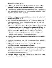 Pygmalion Act Iv Objective: - Ppt Download