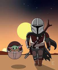The Mandalorian By Thelivingethan On Deviantart Star Wars Drawings Star Wars Cartoon Star Wars Characters