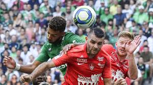 Saint Etienne Et Brest Se Separent Sur Un Resultat Nul 1 1 Eurosport