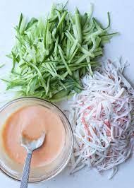 Simple And Delcious Crab Salad Recipe With Imitation Crab And A Homemade Spicy Mayo Dressing Crab Salad Recipe Crab Recipes Healthy Crab Salad Recipe Healthy