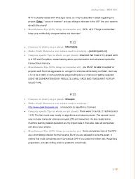 placement tips for computer science