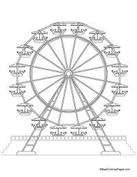 Ferris Wheel Coloring Page Download Free Ferris Wheel Coloring Page For Kids Best Coloring Page Coloring Pages Color Wheel Projects Coloring Pages For Kids