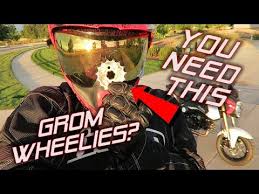 Honda Grom Sprocket Upgrade For Easy Wheelies Youtube