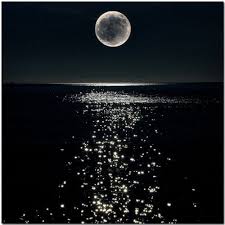 Wordy Wednesday Moon Reflected On The Ocean Beautiful Moon Moon Moonlight