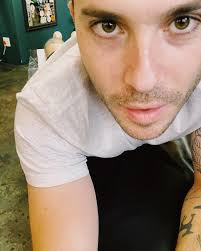 This is my tattoo face. The first tattoo I ever got was done by  @goetzetattoo like a million years ago. Raoul opened his own studio in Cape  Town called @palmblacktattoo and I'm