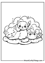 Get free printable coloring pages for kids. Cute Cat Coloring Pages 100 Unique And Extra Cute 2021