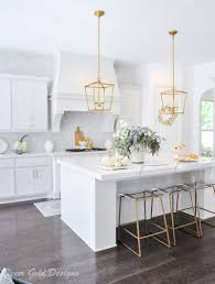 That does look like a really nice kitchen. Gold And White Kitchen Decor Novocom Top