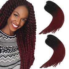 Balayage by guy tang 220g 22 clip in ombre hair extensions are premium 100% remy hair extensions are available numerous shades of brown and blonde. Mambo Twist Crochet Braids 22 Inch Ombre Color Synthetic Braiding Hair Extensions Braids Red Blonde Hair