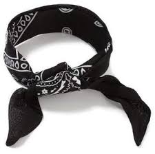 Black Bandana Acessorios Bandana Bijuterias