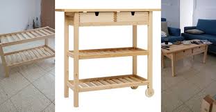 2 From 1 Forhoja Ikea Hackers Kucheninsel Ikea Kuchenwagen Ikea Mobel Fur Kleine Wohnungen