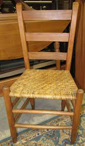 With a little sanding, tape, and paint we can give this ladder back chair with woven seat a classic new look. Vintage Ladder Back Chairs Off 74