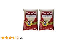 Tio João - Brazilian Long Grain White Rice | 35 OZ (1kg) x[2Pack]