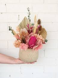 Discuss personally minimum order quantity: Pastel Pop Dried Pot Posy Twine Florist Telopea Nsw 2117