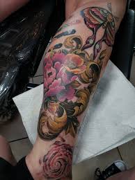 Many of us hesitate to take the plunge of the real tattoo. Gypsy Tattoo On Twitter Can You Believe 6 Months Ago She Had No Tattoos Now Look Where We Are Todd Has Been Piecing This All Together This Round He Added Some Scrollwork Filigree Swooptydoops