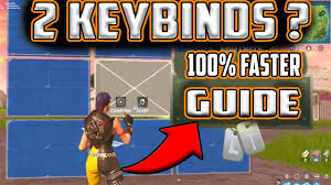 How To Edit With 2 Keybinds Guide Double Edit Key Fortnite Youtube