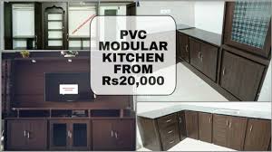 low cost pvc modular kitchen cupboards