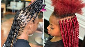 Although crochet braids are made of fake hair, they can look more than real. Box Braids Hairstyles Compilation 2020 Great Braiding And Parting Tutorials Youtube