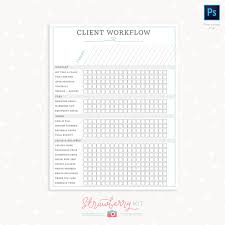 Client Workflow Chart For Photographers Strawberry Kit