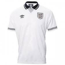 To shop for the new england kit: Retro England Blackout Football Shirt 1990 Soccerdragon