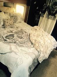 Skull Bed Set Ink And Rags Skull Bedroom Gothic Home Decor Bedroom Decor