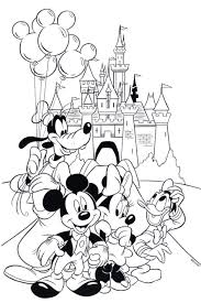 Select from 36755 printable coloring pages of cartoons, animals, nature, bible and many more. Mickey Mouse And Fairytail Castle Coloring Page Free Printable Coloring Pages For Kids