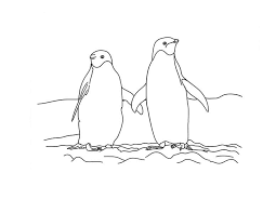 The penguin coloring pages are in great demand among young children who love to fill them up with striking color combinations. Two Penguins Holding Hand Together On The Snow Coloring Page Kids Play Color In 2021 Snow Coloring Pages Penguin Coloring Page Coloring Pages