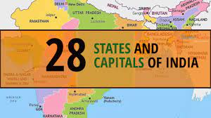 India is a federal union including 28 states and 8 union territories. List Of All 28 States And Capitals Of India Along With 8 Uts