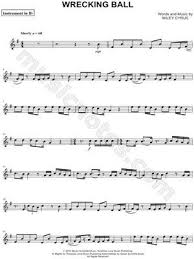 Bbc music 2 years ago. Miley Cyrus Quot Wrecking Ball Bb Instrument Quot Sheet Music Trumpet Clarinet Soprano Saxophone Or Tenor Saxophone Downloa Bladmuziek Liedjes Muziek