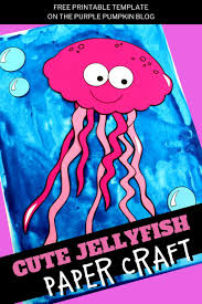 Press the load button the arrows set your dial to card stock mine is the highest setting and once the c button starts blinking click that. Adorable Jellyfish Paper Craft With Free Printable Template