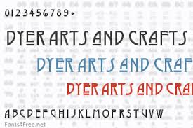 On this page you can download arts and crafts truetype font (here). Ao4kuwosfwf3em