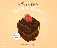 Hand Drawn Brownies Social Template Vector Free Image By Rawpixel Com Aew Bakery Menu Baking Logo Bakery