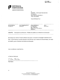 Porque é desumano, até ao último dia das férias. Spn Colocacao De Professores Resposta Do Primeiro Ministro A Solicitacao Da Fenprof