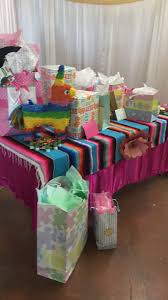 Mexican Baby Shower Gift Table Mexican Baby Shower Fiesta Baby Shower Mexican Gifts