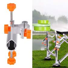 amazon com vgeby fishing rod holder adjustable aluminum alloy fish pole racks chair clamp bracket tackle acces rod holder fishing rod holder aluminium alloy