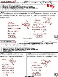 Geometry Foundations Geometry Curriculum In 5 Min Tasks Unit 2 Hs Geometry Math Assessment Curriculum