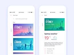 Trip App Your Trips History Mobile App Design Inspiration Ios App Design App Design