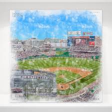 Terrified baseball fans and players were forced to run for cover after a shooting outside the washington nationals stadium in washington dc. Nationals Park Baseball Stadium Print Washington Nationals Baseball