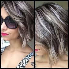 Latest Women Hairstyles Saleprice 6 Gray Hair Highlights Blending Gray Hair Gray Hair Growing Out