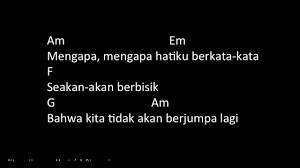 Tapi itu semua tak pernah kekal lama, e a a7 pergi jua kau akhirnya, bm c#m f#m kuterpaksa mengundurkan diriku, bm e a demi cinta dikau & dia. Malam Terakhir Karaoke Gitar Song By Rhoma Irama Ft Rita Sugiarto Youtube