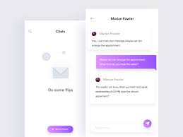 Minimal Chat Inspiration App Android App Design App Design Inspiration
